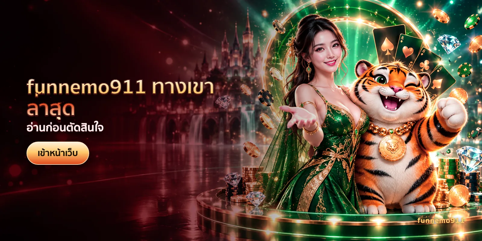 ภาพประกอบบทความ funnemo911 ทางเข้าล่าสุด — อ่านก่อนตัดสินใจ